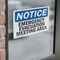 Signmission Emergency Evacuation Meeting Area, 5 in W x Rectangle, Vinyl Decal OS-2PACK-NS-D-35-L-11789 - alternate 6